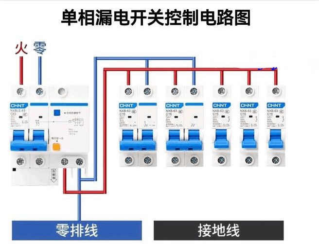 三相四线制电路中可以使用单相漏电保护器吗？